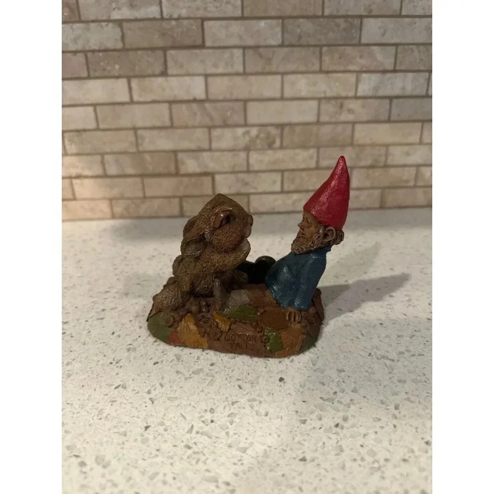 Tim Wolfe Cotton Tales Rabbit Gnome 4" (n)